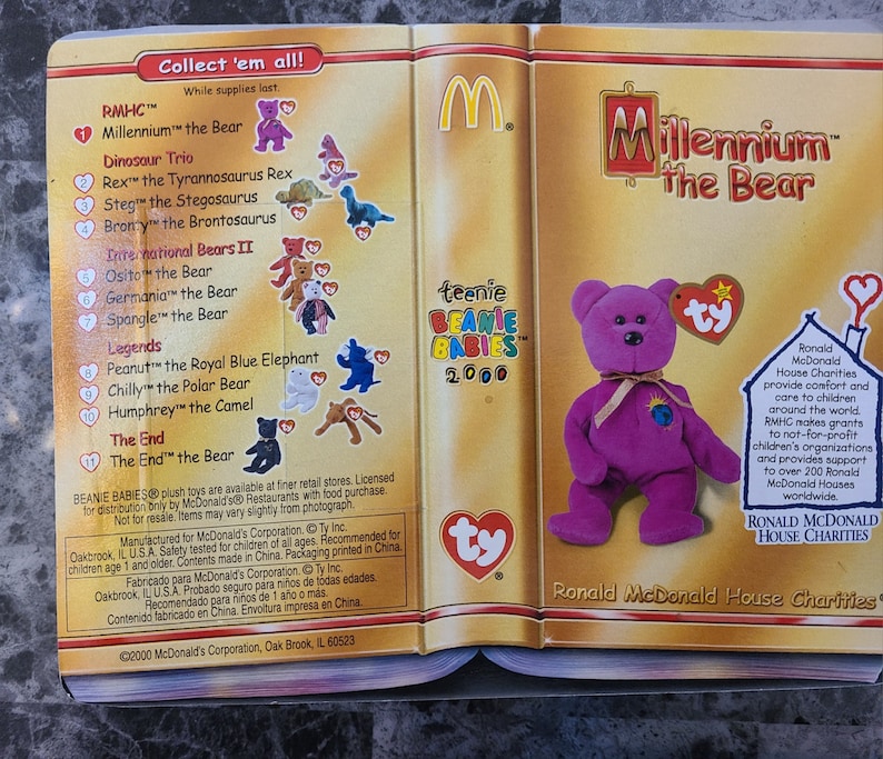 Rare Vintage Millennium Beanie Baby Collectible - Etsy