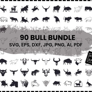 Toro con corna SVG, Mucca SVG, Animale da fattoria Svg, Mucca ...