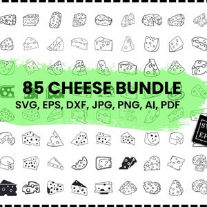Cheese Svg Bundle, Cheese Svg, Cheese Clipart, Cheese Slice Svg, Cheese Cut File for Silhouette, Cheese Vector, Cheese Slice Svg, Cheese Png