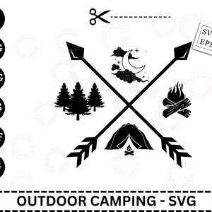 Camping svg, Camp Life svg, Outdoor Campfire svg, Adventure svg, Outdoor svg, Camping T-Shirt, Camping Cutfile, Outdoor Cutting File, Png