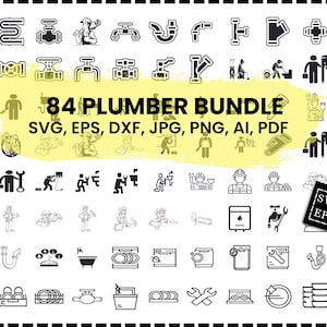 Plumber Svg Bundle, Plumber Tools Svg, Plumber Dxf, Plumber Png, Plumber Eps, Plumber Vector, Plumber Cut Files, Plumber Svg
