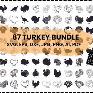 Truthahn-Svg-Bundle, Truthahn Dxf, Truthahn Png, Truthahn Eps, Truthahn Vektor, Truthahn Schnittdateien, Truthahn svg, Truthahn-Jagd-Svg, Truthahn-Silhouetten