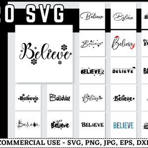Cree en el paquete SVG, cree en Navidad SVG, cree en archivos cortados svg, cree en silueta cricut, cree en Navidad svg, Navidad svg, png