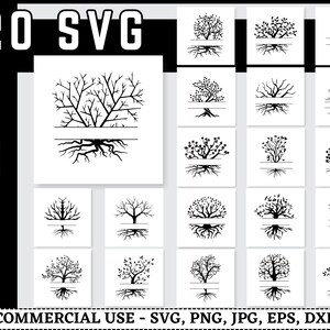 Tree SVG Bundle, Tree Silhouette svg, Tree SVG, Trees svg, Forest svg, Landscape svg, palm tree svg, Lasercut files, Tree Line svg