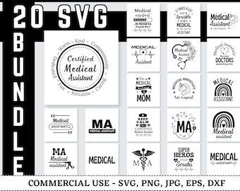 Medizinischer Assistenten-Svg-Bundle, Arzthelferin Png, Krankenschwester-Svg, Apotheke-Svg, Krankenschwester-Zitat-Svg, Doktor-Leben-Svg, Medizinisches Symbol-Svg