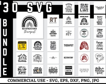 Atemtherapeut-Svg-Bundle, Lunge-Svg, Rt-Svg, Atemtherapie-Svg, Rt Png, sofortiger Download, Png, Schnittdatei für Silhouette, Cricut