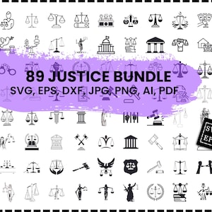 Justice Svg Bundle, Scale of Justice Svg, Law Svg, Lady Justice Svg, Judge Svg, Gavel Svg, Courthouse Svg, Tribunal Svg, Justice Scales