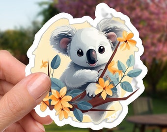Adorable Koala Hug - 2 Inch Waterproof Vinyl Sticker