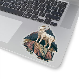 Waterproof Vinyl Sticker - Mountain Goat Majesty Sticker