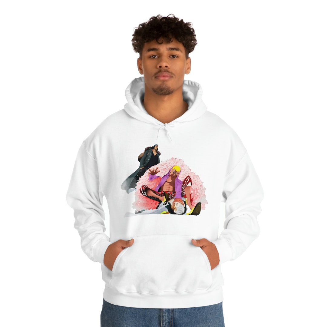 Anime Hoodie One Piece Doflamingo Custom Hoodie Aokiji Etsy