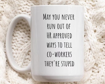 Lustige Bürotasse, Witzige Unternehmenstasse, Arbeitstasse, Lustige Kaffeetasse, Mitarbeiter-Kaffeetasse