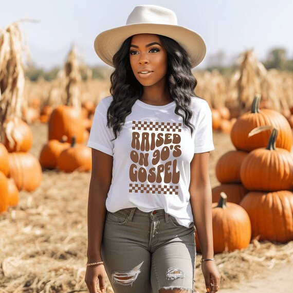 Raised on 90s Gospel Tshirt | Gospel Music Shirt | Music Lover Tee | Trendy Christian Tee | Christian Gift for Friend| Gospel Concert Tshirt