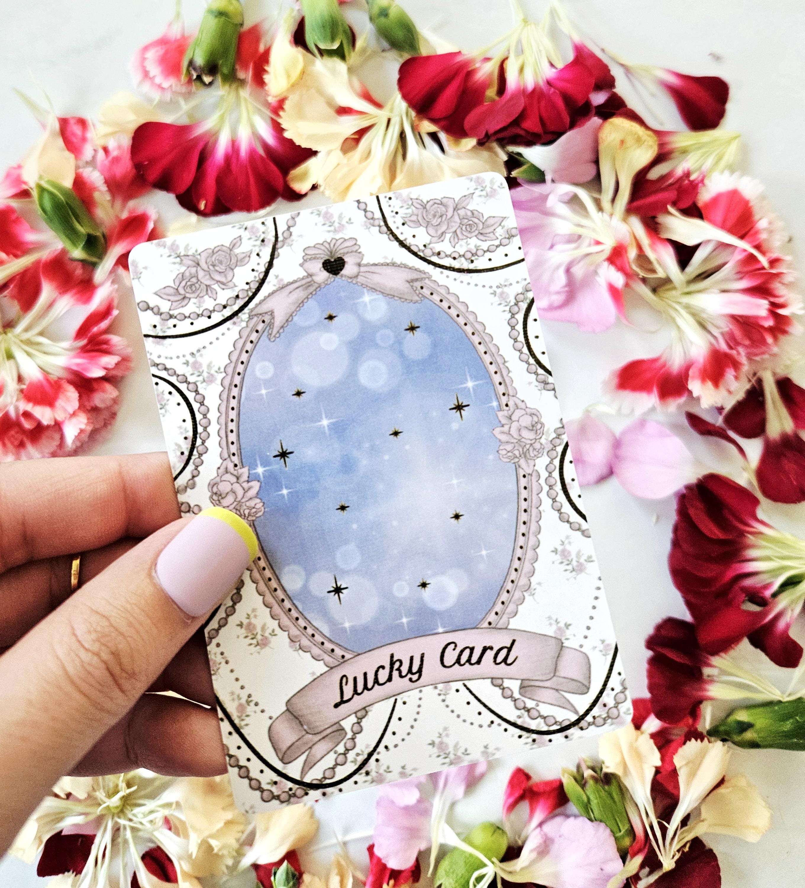 Pink oracle cards - Etsy 日本