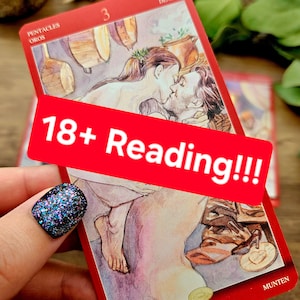 18+ Leitura MESMO DIA Seus pensamentos sujos e sensuais sobre você agora mesmo, Leitura de cartas de tarô de magia sexual, Conselhos amorosos detalhados, Fantasias sexuais