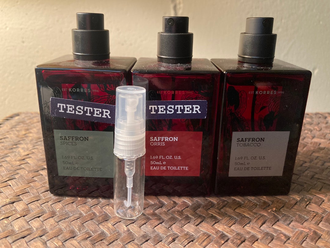 korres saffron tobacco Korres Saffron 3ml Fragrance Sampler *PLEASE READ!*