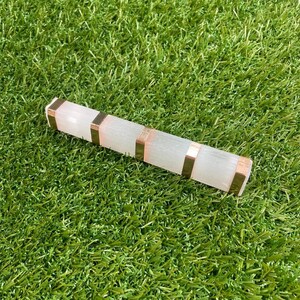 Copper-Infused Selenite Stick: Cleansing Crystal Wand (5") image 2