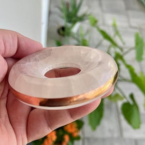 3.2" Copper-Infused Selenite Charging Sphere Stand (Large) – Crystal Energy Holder for Healing & Display