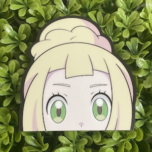 Lillie Trainer Poke Peeker Fan Art Sticker