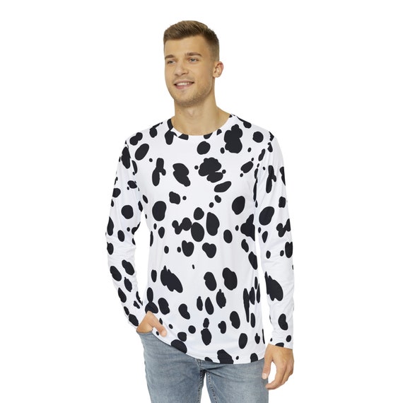 Men's Long Sleeve Dalmatian Shirt Dalmatian Lover 