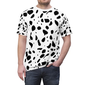 Unisex Dalmatian T-Shirt  Animal Print Shirt