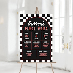 ONE ROCKS - First year Milestone Sign Template, One Rocks 1st Birthday Milestone Poster, Rocked One Year, First Year Milestone Board