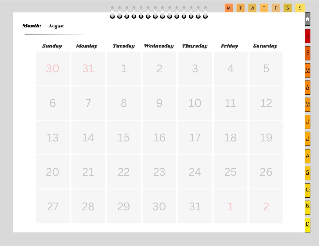 digital-planner-digital-monthly-planner-daily-planner-etsy