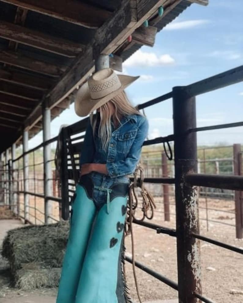 Women's Handmade Turquoise & Black Native American Cowgirl Style Suede ...