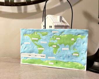 マタイ 28:19 聖書研究デジタルダウンロードキット - 霊的成長のための世界地図クラフト付きインタラクティブ聖書学習ツール