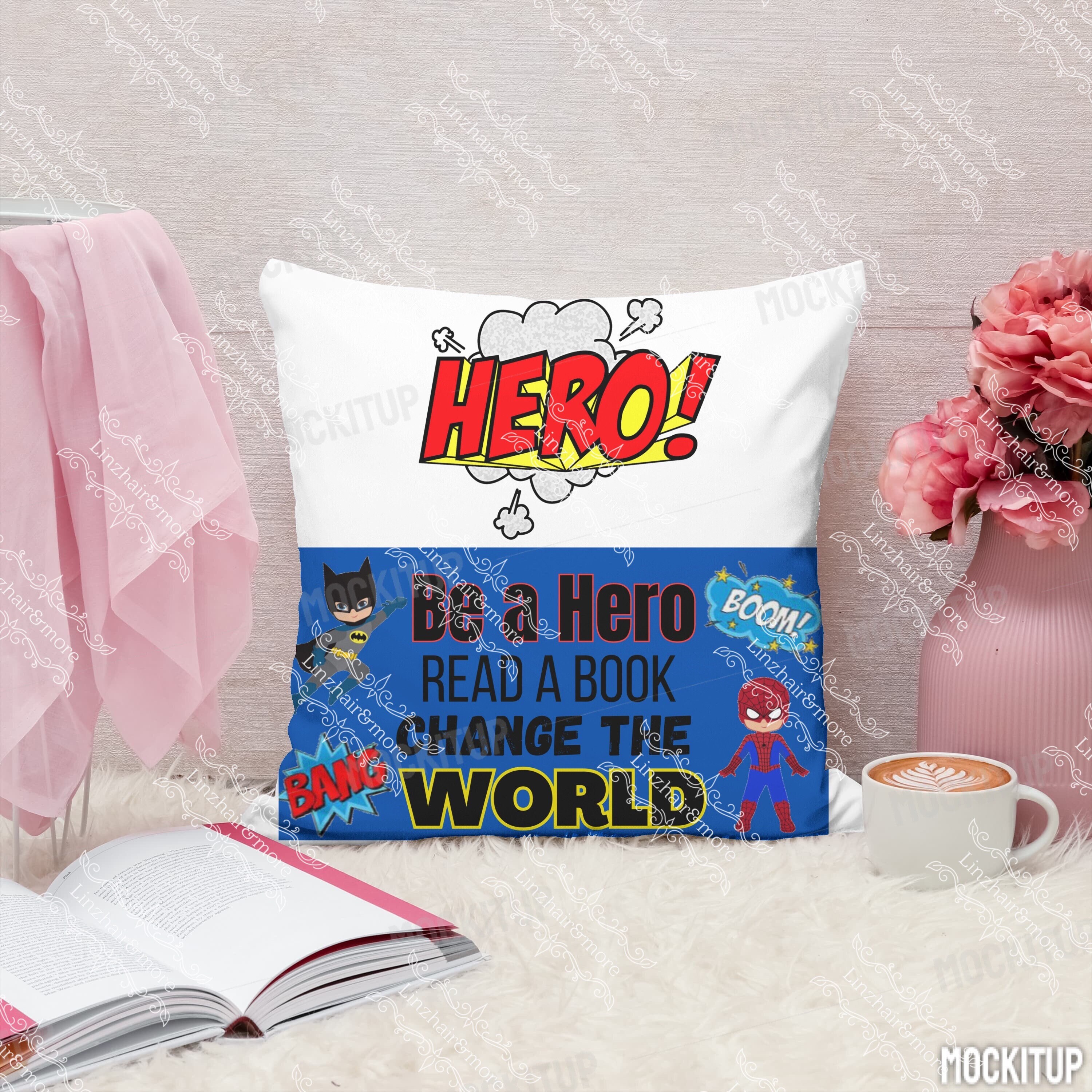 Superhero Pocket Pillow Svg Etsy
