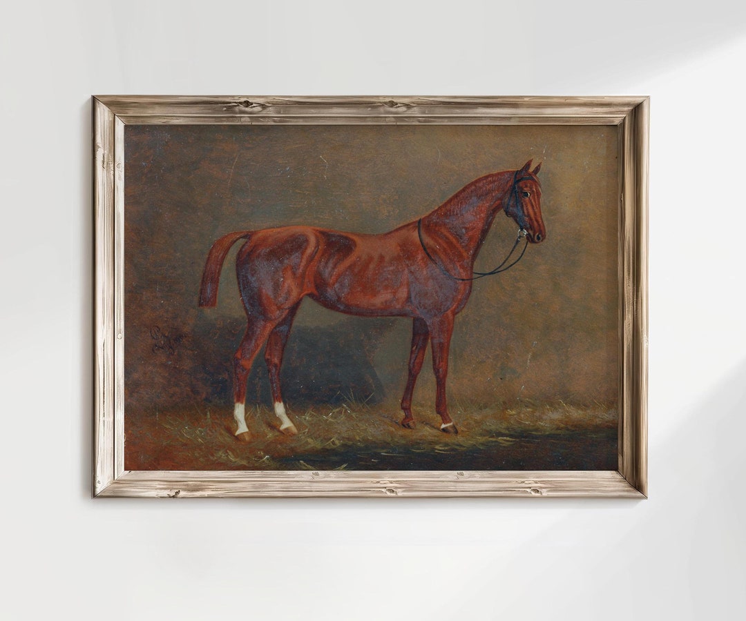 Tableau Country Corner Chevaux Au Haras – Vintage, Relief, 78x43 Cm, Prêt à Accrocher