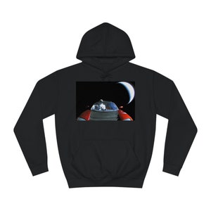 Space Hoodie, Funny Astronaut, Father&#39;s Day Hoodie, Astronaut Hoodie, Space Pullover, Alien Hoodie, Space Sweatshirt, Science Lover Gift