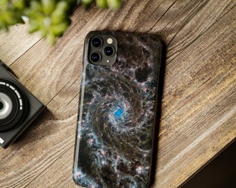 Phantom Galaxy iPhone Case - NASA JWST Cover – Tough Dual-Layer Phone Case – iPhone 7 8 X Xs XR 11 12 13 14 15 Pro Max Plus | Universal Case