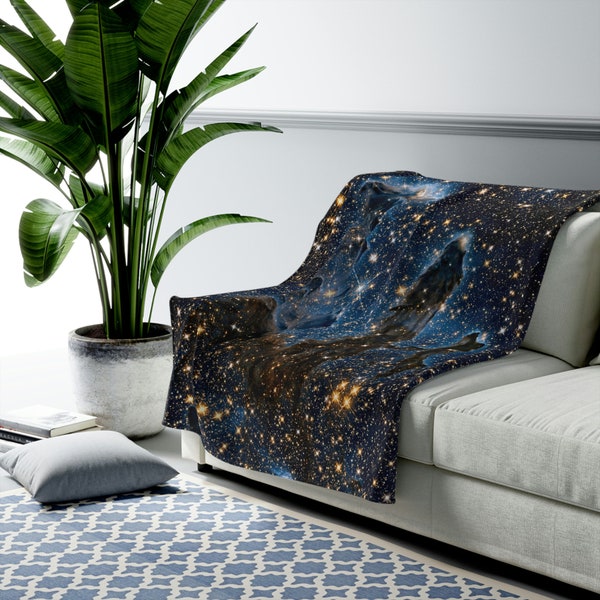 Pillars of Creation Blanket | Science Lover Gift | Soft Blanket | Outer Space Blanket | Valentines Gift | Birthday Gift | Star Blanket