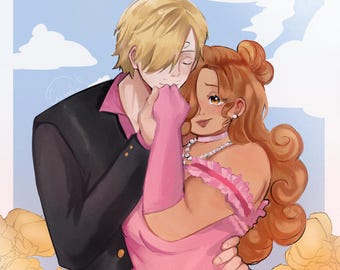 Commissie gepersonaliseerde custom digitale anime-kunst