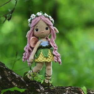 Crochet pattern for doll Fairy amigurumi PDF English