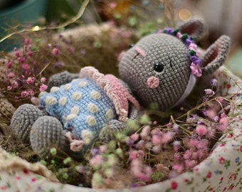 Crochet pattern for bunny, PDF English  amigurumi