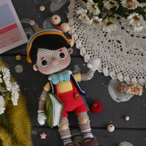 Crochet pattern for Pinocchio PDF English amigurumi image 9