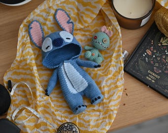 Strój potwora dla lalki Fanny (tylko strój) PDF English amigurumi