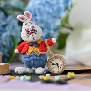 Schema all'uncinetto per Coniglio PDF Inglese Spagnolo amigurumi
