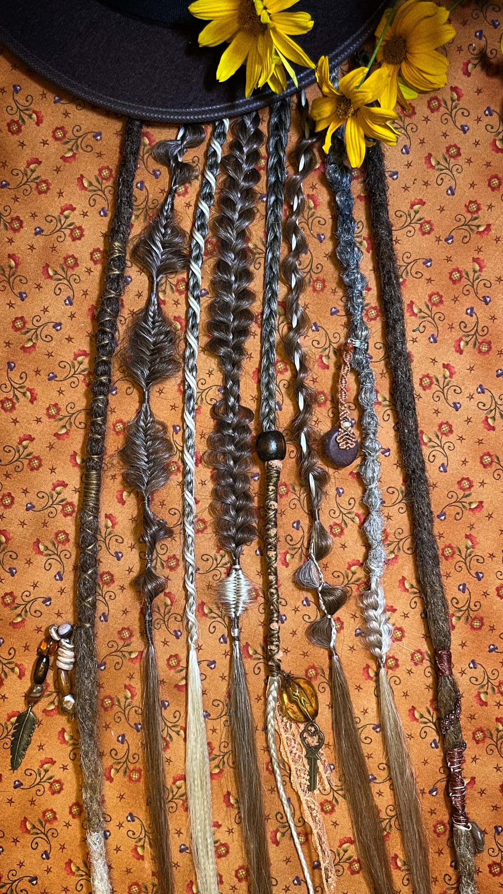 6 Cerchi Per Capelli Sintetici Intrecciati – Fascette Bohémien Con Trecce – Accessori Moda Per Matrimoni, Feste E Uso Quotidiano - 2