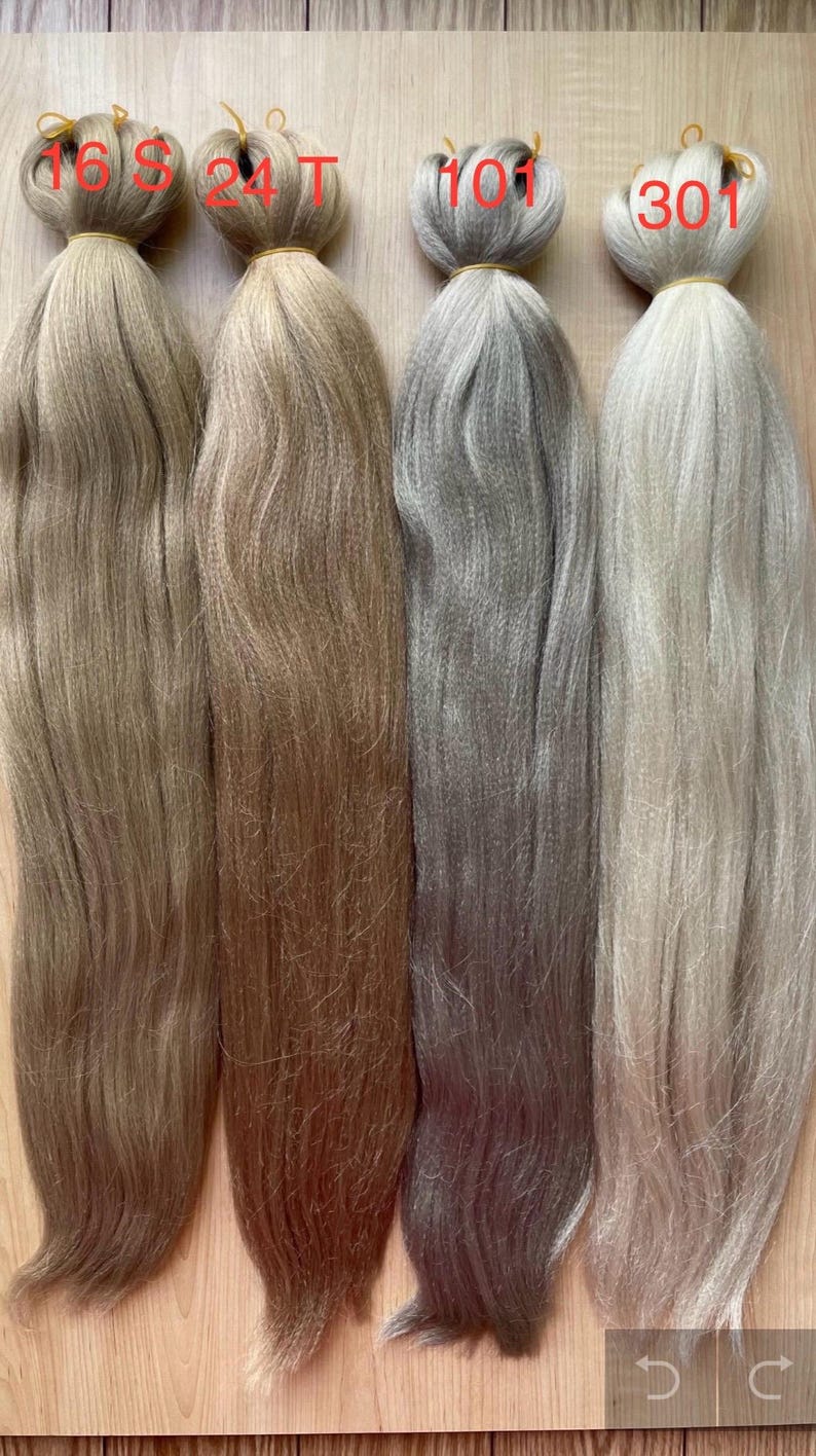 Falang 1 Aida Braiding Hair: 28” Low Temp Synthetic Fiber for Dreads, Braids image 5