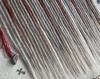 Handmade Dreadlock Extensions: Crochet Open Loop, Extending natural dreadlocks