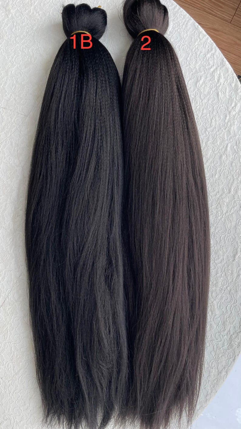 Falang 1 Aida Braiding Hair: 28” Low Temp Synthetic Fiber for Dreads, Braids image 6