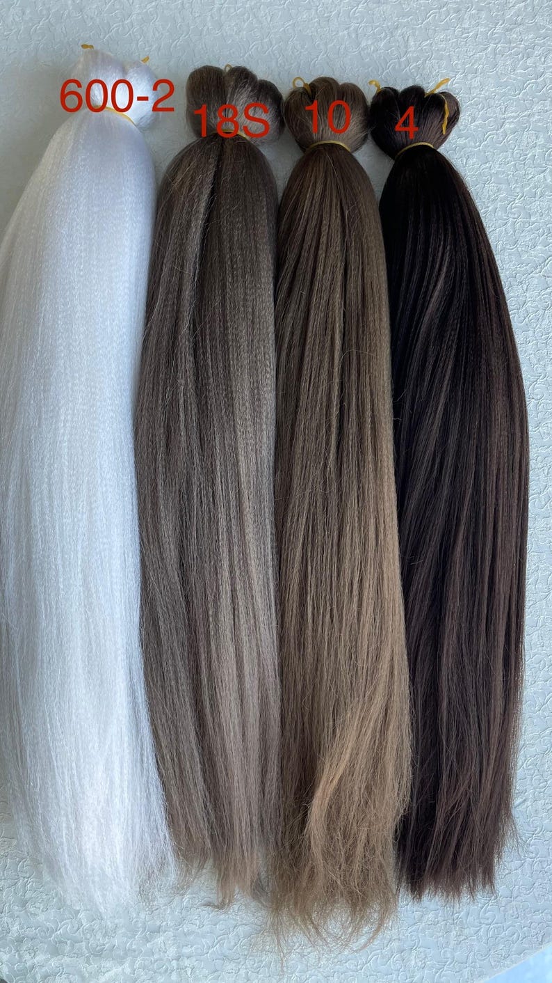 Falang 1 Aida Braiding Hair: 28” Low Temp Synthetic Fiber for Dreads, Braids image 4