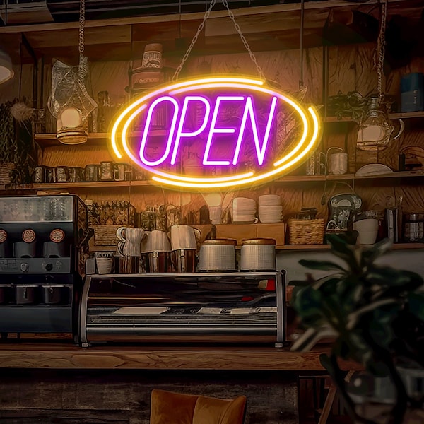 Lighted Open Sign - Etsy