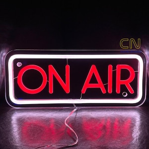 On Air Neon Light,On Air Neon Sign,On Air Led Light,On air sign LED RGB,On Air Recording Gamers,Studio Neon Decor,Man Cave, Custom neon sign