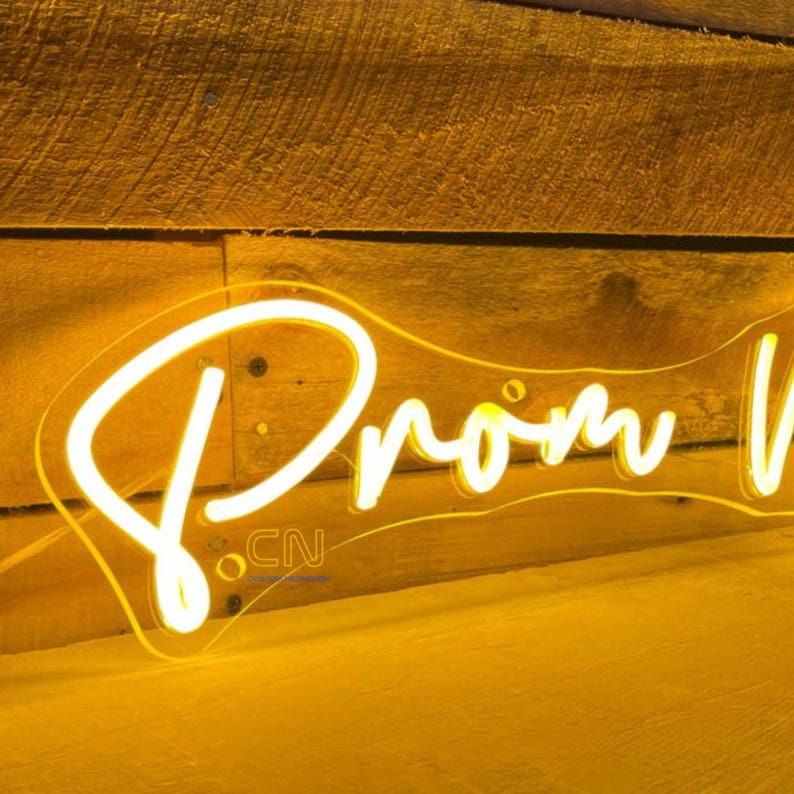 Prom Night Neon Sign Custom, Prom 2025 Graduation 2025 Decor Prom Night ...
