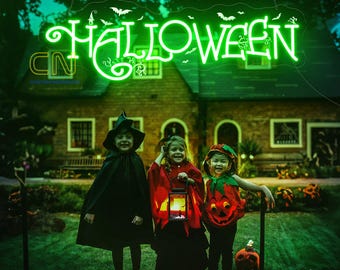 Halloween Neon Sign, Halloween LED Neon Sign, Halloween Decor Wall Sign, Custom Neon Sign, Halloween Decor Home, Spooky Neon Sign