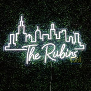 Custom City Skyline Neon Sign, Skyline Neon Sign, Home Wall Decor Office Decor, Vegas City Led Sign, City Neon LED Light, Custom City Sign