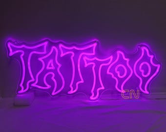 Tattoo Artistic Neon Sign, Custom Tattoo Studio Led Sign, Wall Art, Tattoo Neon Sign, Ink Studio Neon Light, Tattoo Artist Room Wall Decor